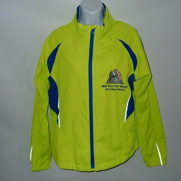 Will Run For Beer race Series Jacket 2014 Women XS - Picture 1 of 5
